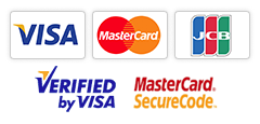 Visa. MasterCard. JCB. Verified by Visa. MasterCard SecureCode